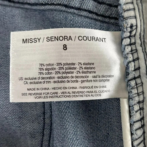 Vintage America Women Skinny Ankle Denim Jeans Size 8/29 - Picture 4 of 9